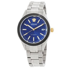 Versace Hellenyium Automatic Blue Dial Men's Watch VEQCA0424 picture