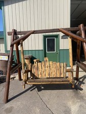 Rustic Log Comfort Swing picture