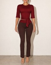 Women's Wide short sleeve top & pants set - 3 Colors - New with Tags picture