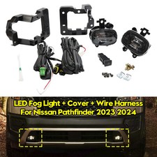 Upgraded Pair LED Fog Lights With Bezels For 23-24 Nissan Pathfinder picture