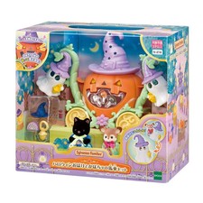 PSL Sylvanian Families Halloween Ghost & Pumpkin Carriage Set JP Critters Cal 59 picture