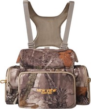 NEW VIEW Silent Binocular Chest Pack Bino Harness Rangefinder Pouch Rain Cover picture