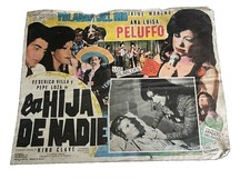 La Hija de Nadie Original 1979 Vintage  Mexican Movie Lobby Card Rare Find picture