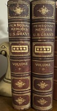 1885 Deluxe Binding Of The Personal Memoirs Of U. S. Grant 2 Vol Set picture