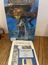 Shadowlands Domark IBM PC Big Box Game Complete CIB 1992 3.5