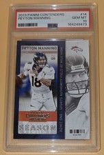 Peyton Manning PSA 10 Low Pop 2013 Panini Contenders Football #14 Denver Broncos picture