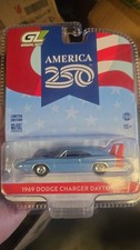 1:64 Greenlight *AMERICA 250* 1969 Dodge Charger Daytona NIP 250th Anniversary picture
