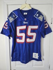 Starter Pro Line Authentic New England Patriots Willie McGinest Signed Jersey 48 picture