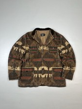 Vintage Ralph Lauren double r rrl Aztec Velvet  jacket Military western Blazer picture