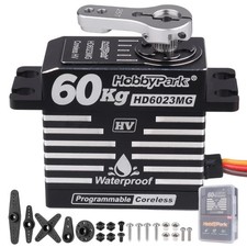 HobbyPark Waterproof RC Servo High Torque Coreless Motor Metal Gear Digital 60kg picture
