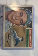 1956 Topps - Gil Hodges #145 White Back picture