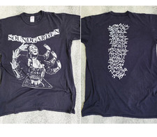 90s Soundgarden Tour T-shirt 2 Side Graphic Basic Black Unisex Shirt S-5XL picture