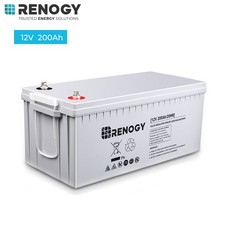 Renogy Deep Cycle AGM Battery 12 Volt 200Ah 2000A Max Discharge Current Off-Grid picture