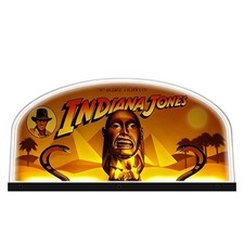 Indiana Jones Pinball Topper Acrylic Printed RGB LED Sign for Pinball Machine picture