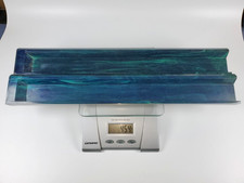 2 Gorgeous Blue Moon Marbled Catalin Bakelite Mahjong Racks picture