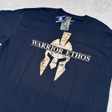 Mens Heavyweight T-Shirt, Gildan Short Sleeve Graphic, Spartan Warrior Camo Tee picture