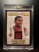 2023 PRESIDENT'S CHOICE KYRIE IRVING ROOKIE OF THE YEAR PATCH JERSEY 1/1 🔥 picture