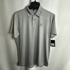 Super Mex Golf PGA Mens Performance Polo Shirt Gray NWT Sz- M #6594 picture