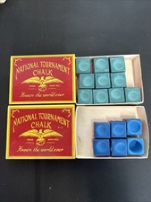 National Tournament Vintage Pool Chalk — 16pcs In 2 Boxes (B5) picture