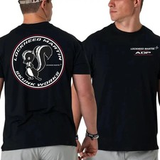 Lockheed Martin Skunk Works T-Shirt, 2 Sides Design Featuring Classic Skunk Logo picture