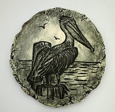 Vintage Shapes of Clay Pelican Plaque Mount St Helens Ash Stan Langtwait 7.5in  picture