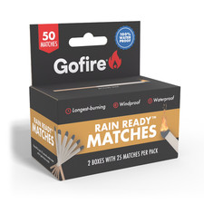 Gofire Windproof Waterproof Survival Matches Emergency Camping Stormproof 50PCS picture