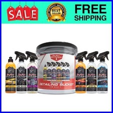Jay Leno's Garage 8-Piece Complete Car Wash Detailing Bucket Kit picture