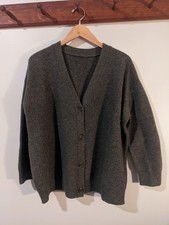 Jenni Kayne Cashmere Cocoon Cardigan - Heathered Olive Green (Small) picture