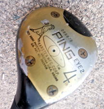 Vintage Ping Eye 2 Right-Handed 4 Wood Ping Reg Steel Shaft Golf Pride Grip 43