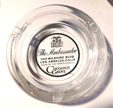 Vintage advertising ashtray from the Ambassador Hotel/Cocoanut Grove in Calif. picture