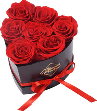 Preserved Rose Flower Box Eternal Real Roses Gift for Her Valentine Birthday picture