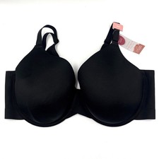 Cacique Modern Collection Black Lightly Lined Full Coverage Bra 40DD m5513 NEW picture