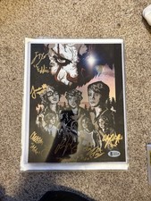 It Movie Cast Multi-Signed 8x10 Original Photograph Beckett Authenticated picture