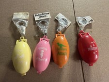 Vintage Takara Pocket Critters Keychain Lot Of 4 Chicks Bunnies Trex Dalmatians picture