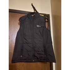 NWOT Eddie Bauer Black Fall/ Winter Zippered Outerwear Waterproof Puffer Vest picture