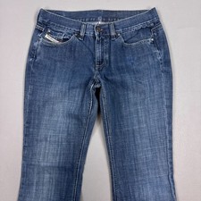 Vintage Diesel Jeans Womens 30x32 Blue Riden Denim Pants Faded Faded Embroidery picture