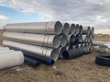 Corrugated Perforated 36in by 25ft galvanized Pipe for Culvert or UDS picture