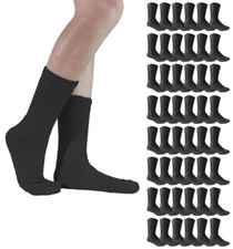 12 Pairs Men's Solid Sports Cotton Crew Socks  Athletic Work Size 9-11 10-13 picture