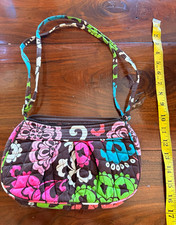 Vera Bradley Women’s Small Shoulder Bag Multicolor Floral Quilted Zip Closure picture
