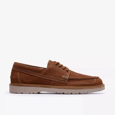 CLARKS WELTRIDGE MOC DRESS/WORK SHOES NEW MEN'S SIZE 9.5 WIDE COLA SUEDE picture
