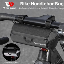WEST BIKING Bicycle Handlebar Bag Shoulder Bag Waterproof Reflective Bike Bag picture