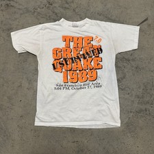 San Francisco Bay Area Earthquake T-Shirt I Survived The Great Quake 1989 Sz XL picture