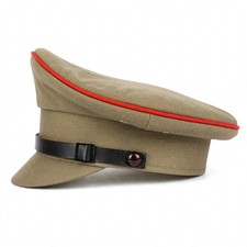 WW2 German Crusher Cap | With Insignias | Premium Repro | Made to Order picture