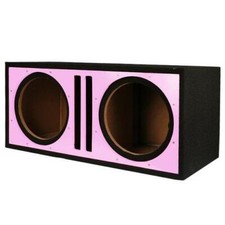 Dual 10-pulgadas, 3.4 pulgadas MDF Doble Puerto Caja de subwoofer con Re picture