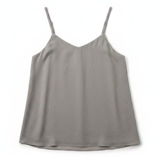 Torrid Tank Top Womens 1 1X Ash Gray Sophie Sleeveless Chiffon Swing Cami NWT picture