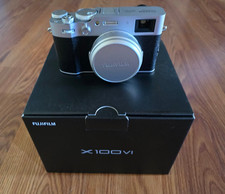 Fujifilm X100VI 40.2 MP Digital Camera Silver - NEW USA MODEL Made In Japan picture