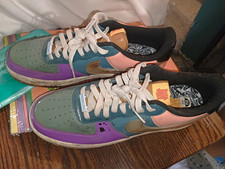 11.5 Nike Men’s Low Top Multicolor Colorblock Athletic Sneakers UNDFTD picture