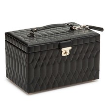WOLF Caroline Large Jewelry Case- Black picture