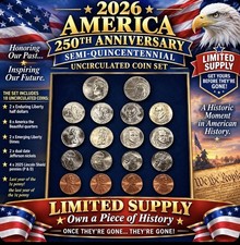 2026 America 250th Anniversary Semi-quincentennial UNC Coin Set + 2025 Pennies picture