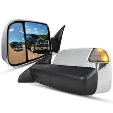 Chrome Power Folding Heated Towing Side Mirrors picture